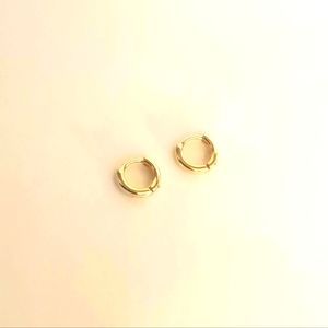 COPY - NEW Pair of Huggie Hoops 14K Gold 5mm